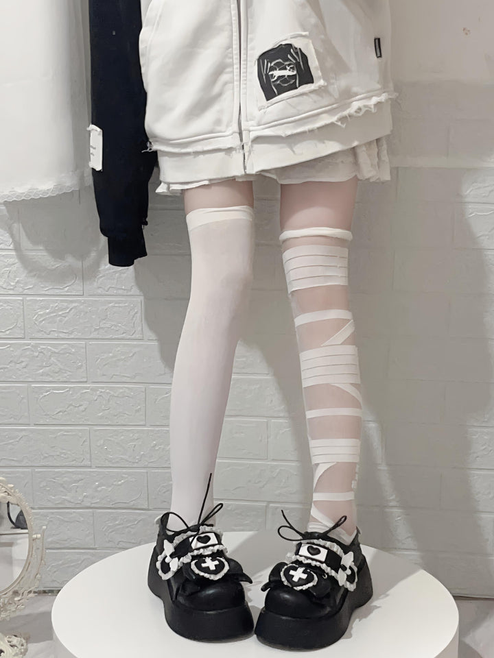 Lolita Platform Shoes Round Toe Sweet Shoes 35740:503378
