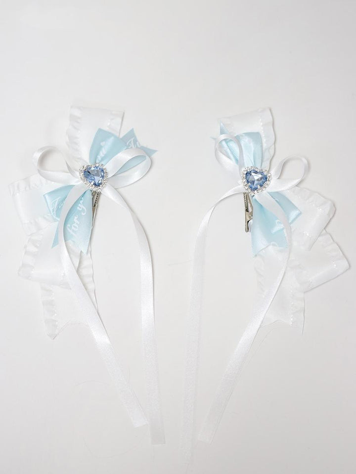 Jirai kei Hair Clip Fairy Butterfly Hair Accessory Ribbon Hairpin 35624:515544