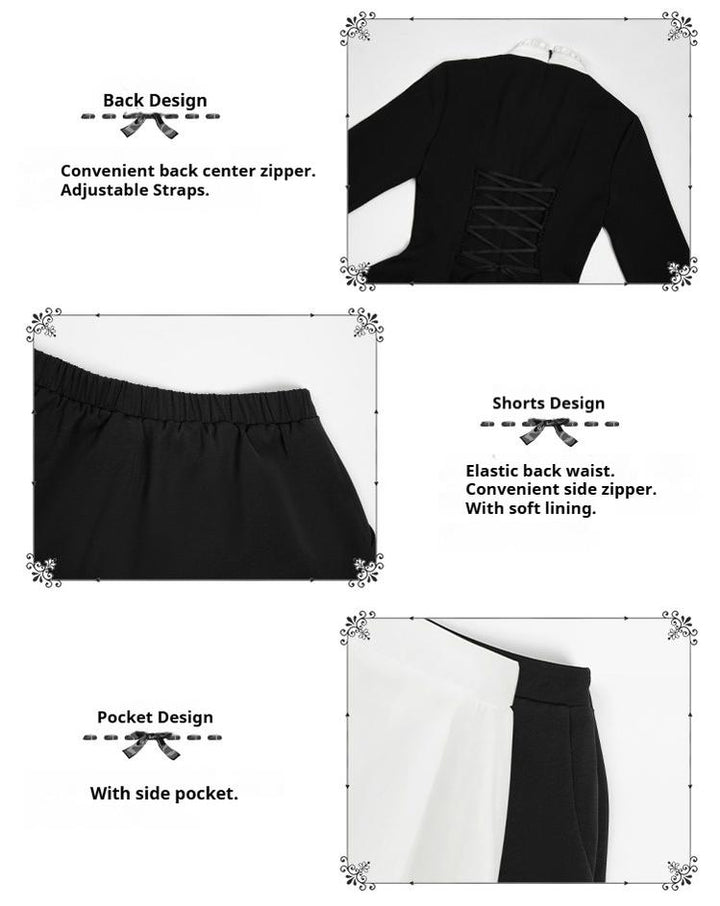 Ruffle Jirai Kei Dress | Shorts | Plush Doll Bag Each Sold Separately 42490:743506