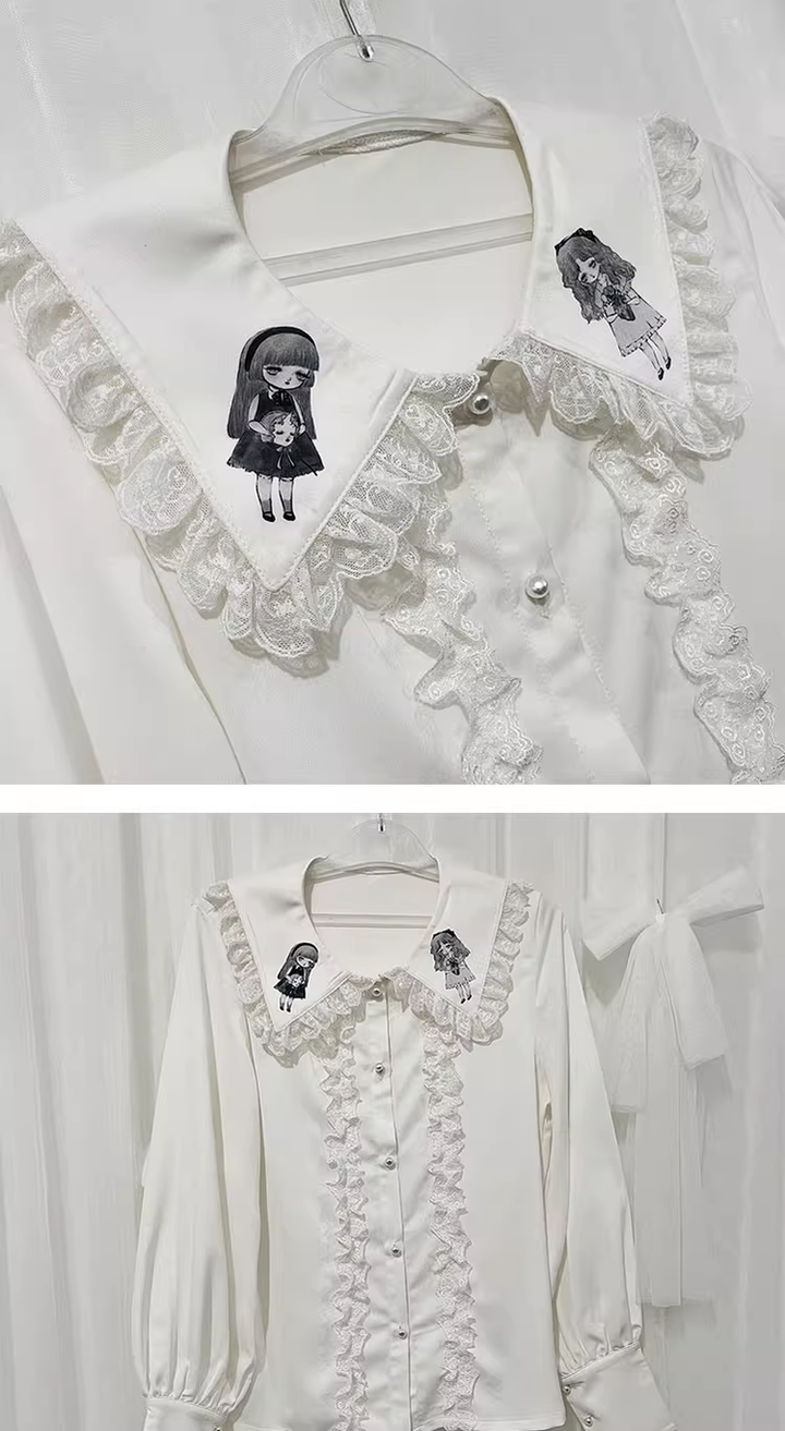 Ouji Lolita Blouse Prince Series Shirt And Suspender Pants 39362:629048