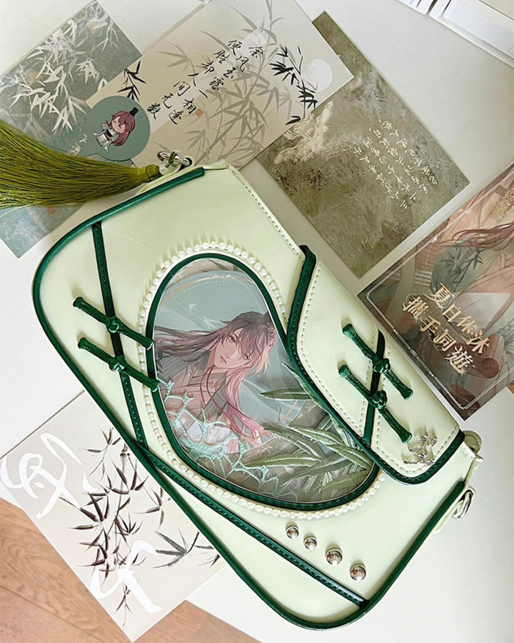 Chinese Style Ita Bag Knot Button Handbag Cross-body Bag 39542:627500