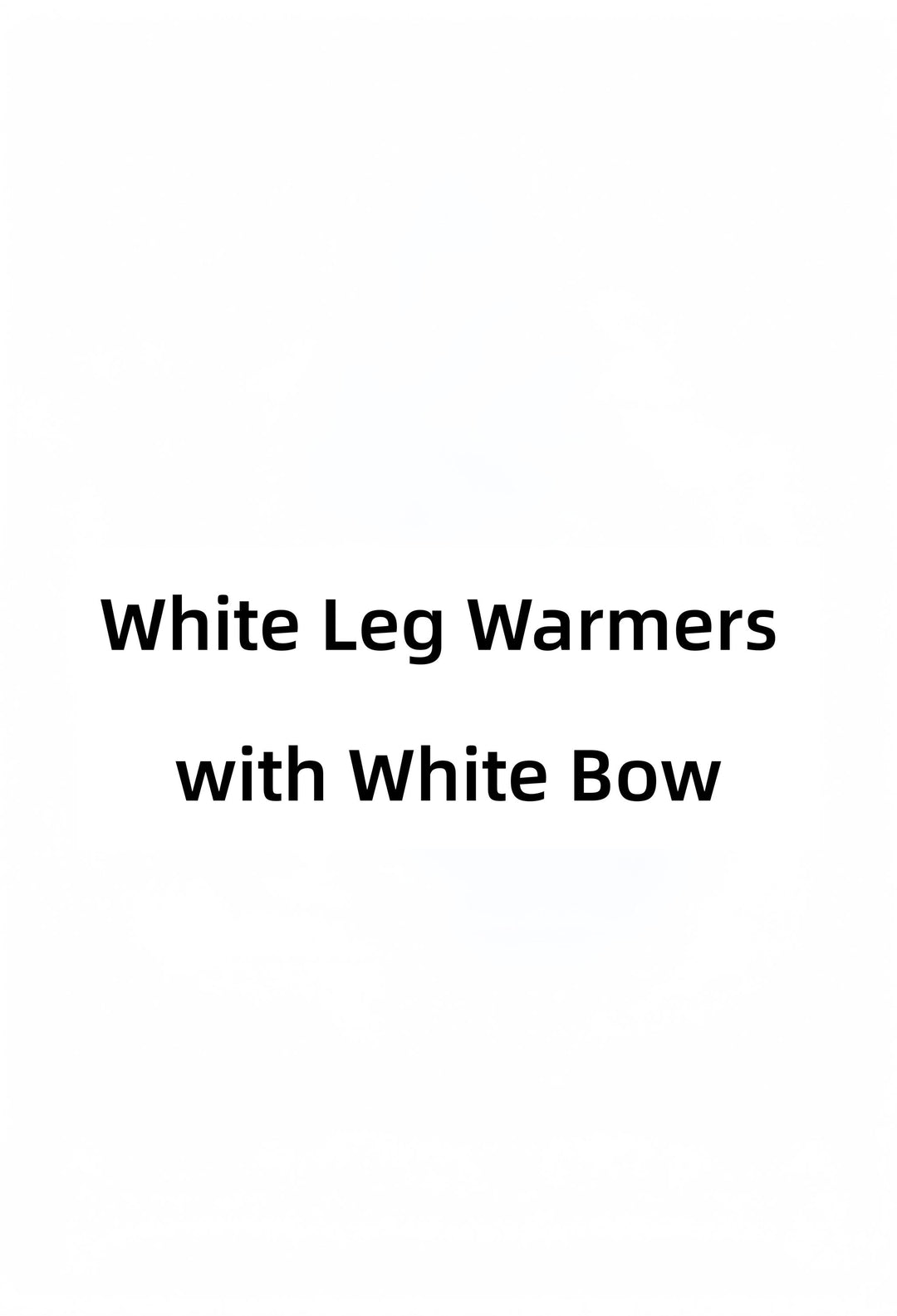 Knitted Winter Leg Warmers, Ribbon Bow and Pom-Poms 44479:816795