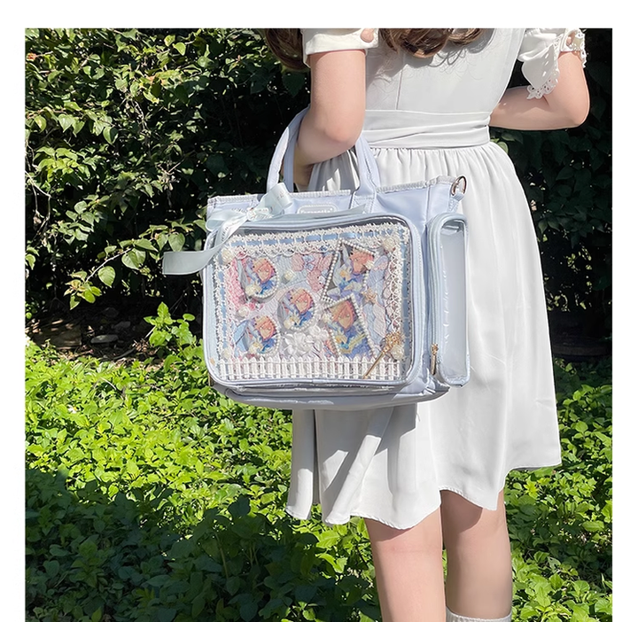 Lolita Fashion Ita Bag Large Capacity Doll Shoulder Bag 37644:609696