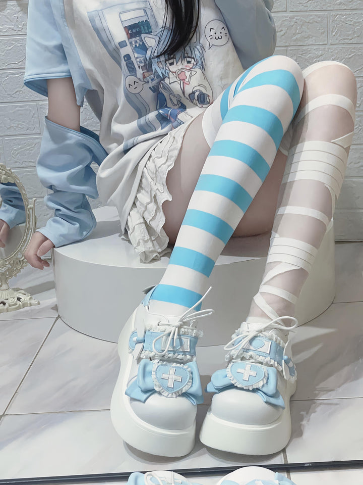 Lolita Platform Shoes Round Toe Sweet Shoes 35740:503366