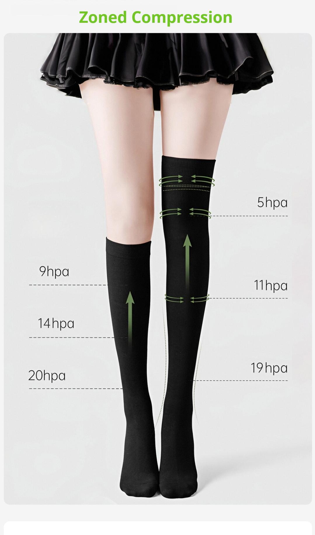 JK Uniform Cotton Socks with Compression Fit and Different Length 42659:751023