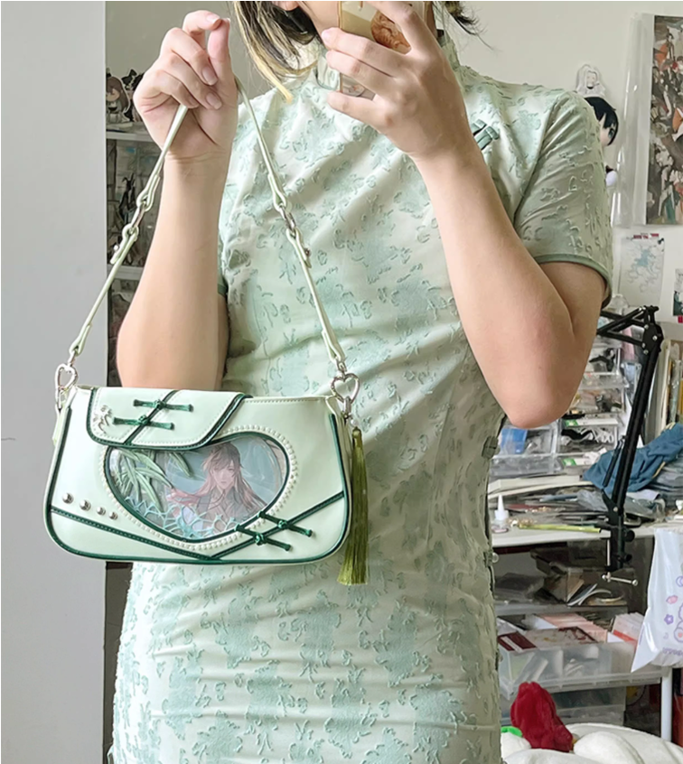 Chinese Style Ita Bag Knot Button Handbag Cross-body Bag 39542:627542