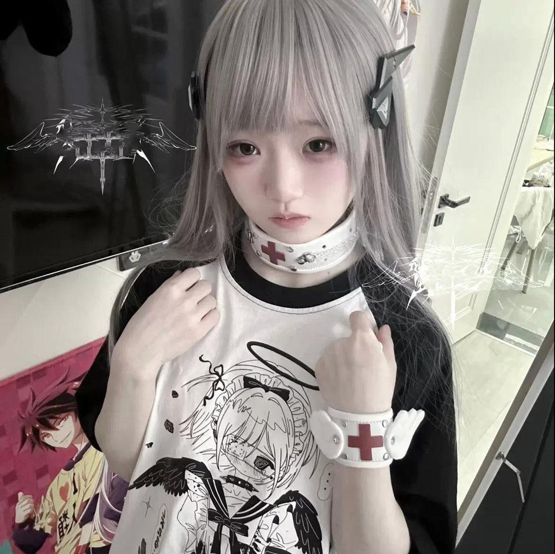 Tenshi Kaiwai Leather Bracelet Wristband 38292:583344