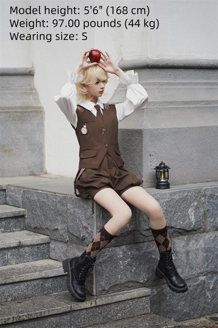 Vintage Ouji Lolita Outfit, Detective-Inspired 42714:782982