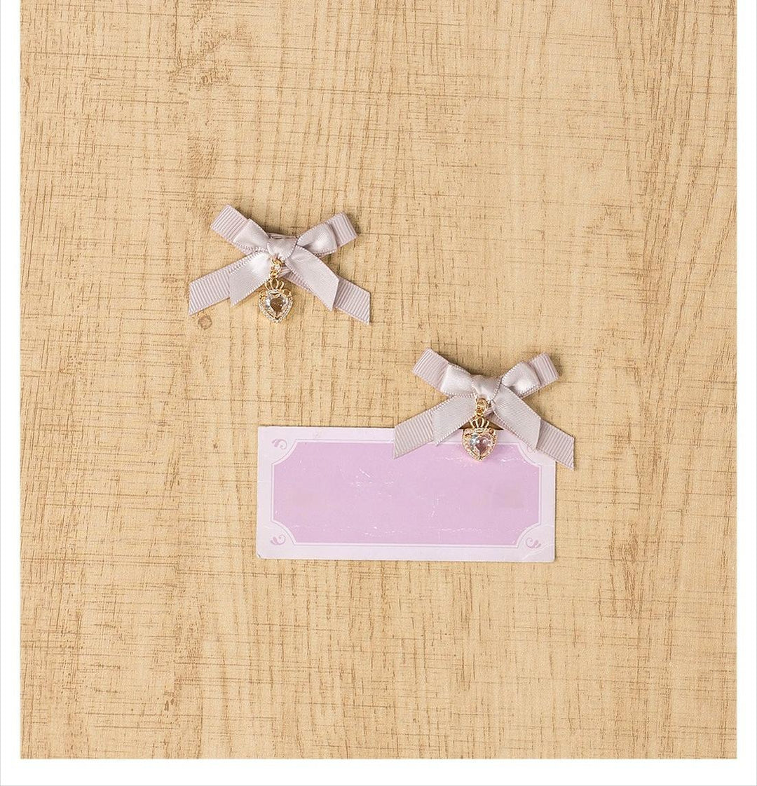 Jirai Kei Hair Clip in Mini & Rose Styles with Pearl Accents 42802:754704