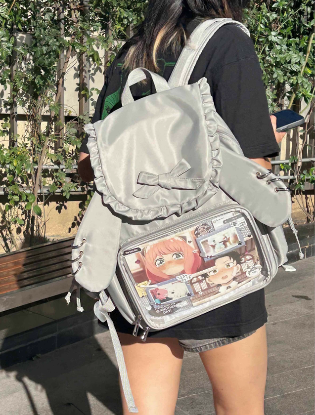 Kawaii Ita Bag Dual-Shoulder Backpack Bunny Ear Bag 40110:670664