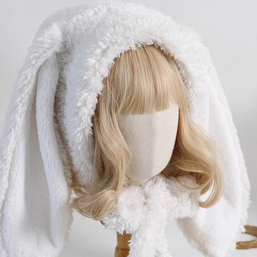Lolita Hat Bunny Ears Hat Warm Plush Hat 28928:345018