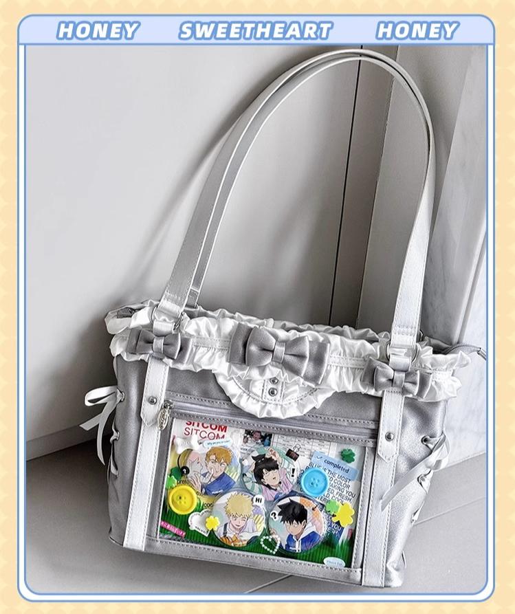 ACG Culture Satin Ita Bag Handle Bag, Removable Ribbon 43101:768400