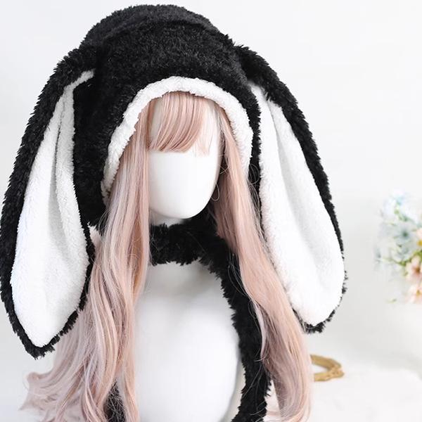 Lolita Hat Bunny Ears Hat Warm Plush Hat 28928:345010