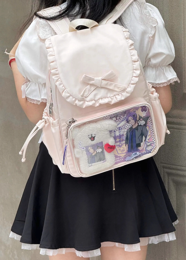 Kawaii Ita Bag Dual-Shoulder Backpack Bunny Ear Bag 40110:670660