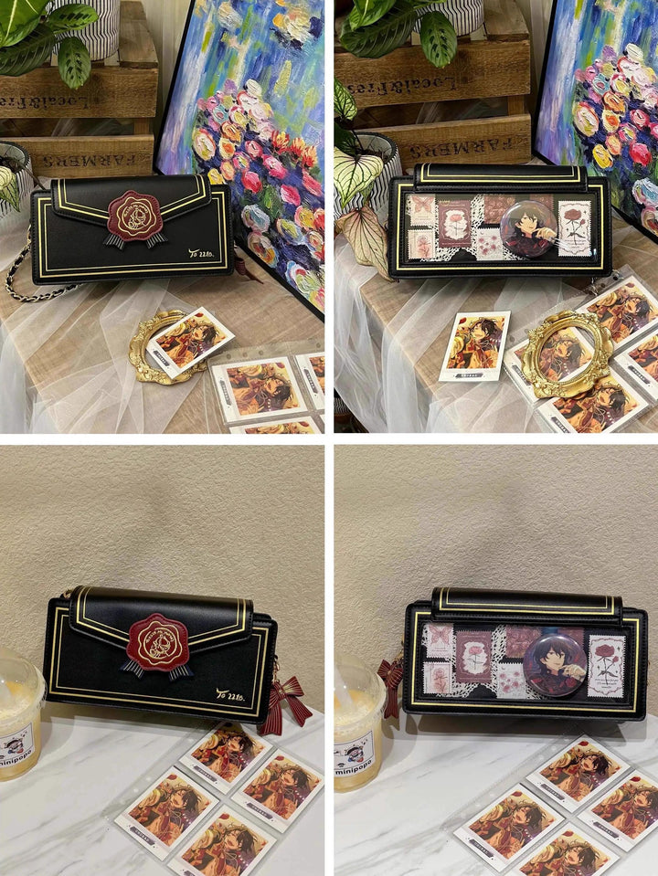 Kawaii Ita Bag Rose Envelope Shaped Crossbody Chain Itabag 38030:582044