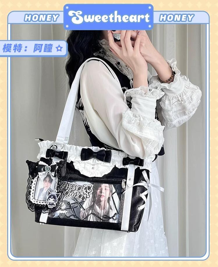 ACG Culture Satin Ita Bag Handle Bag, Removable Ribbon 43101:768401
