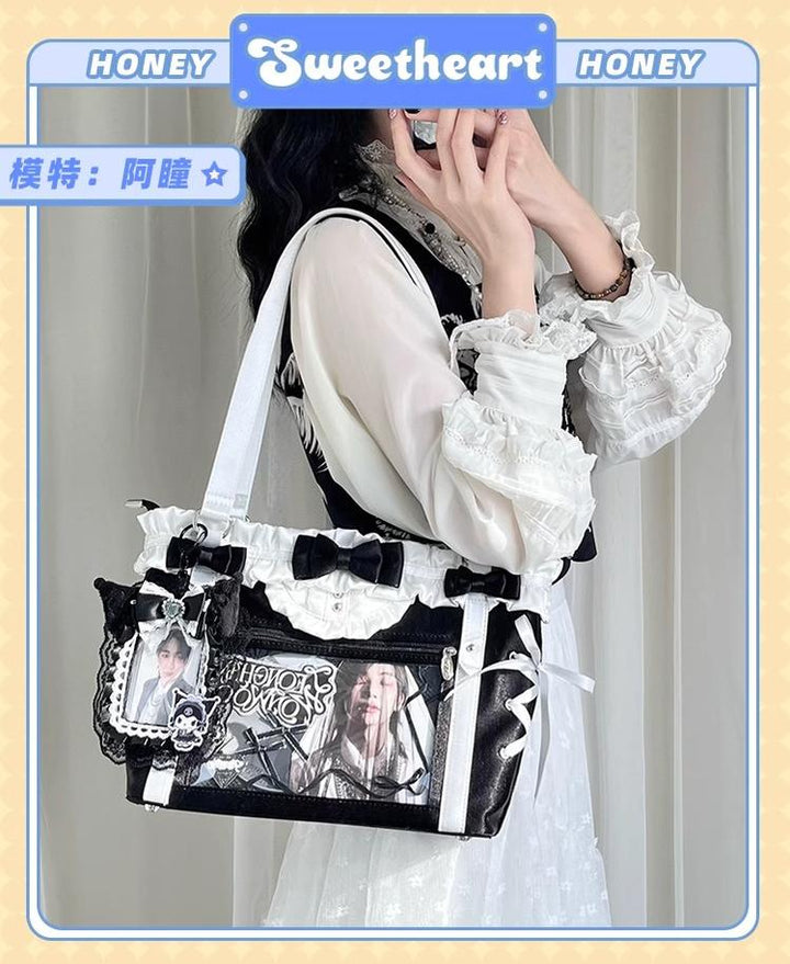 ACG Culture Satin Ita Bag Handle Bag, Removable Ribbon 43101:768401