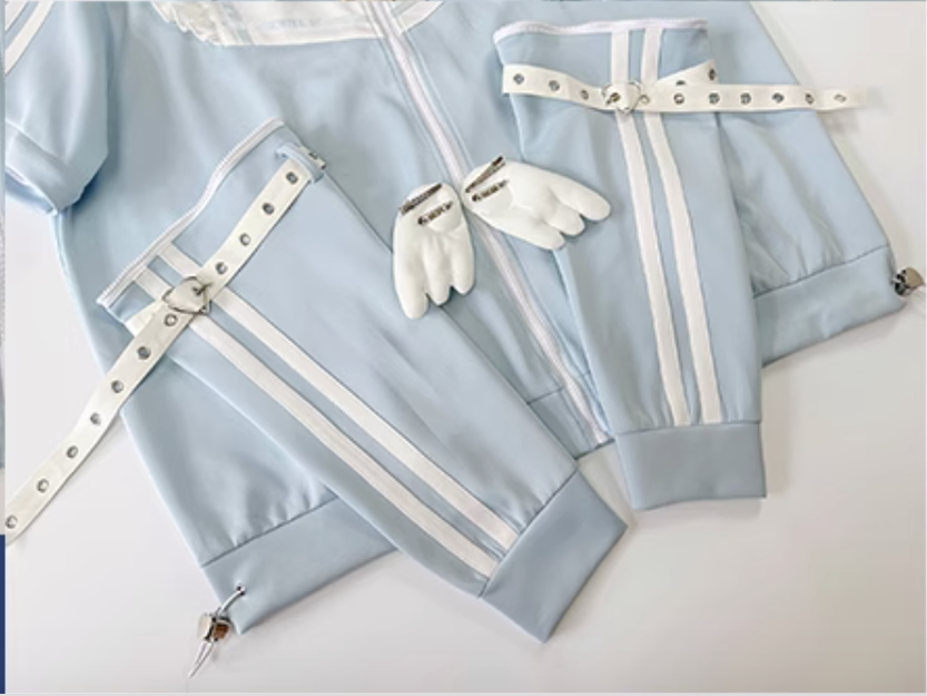 Tenshi Kaiwai Coat Detachable Sleeve Jacket with Angel Wings 29206:336318