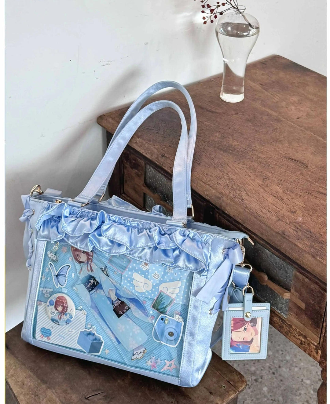 Large Capacity Satin Lolita Ita Bag Handle/Crossbody Strap 43100:767145