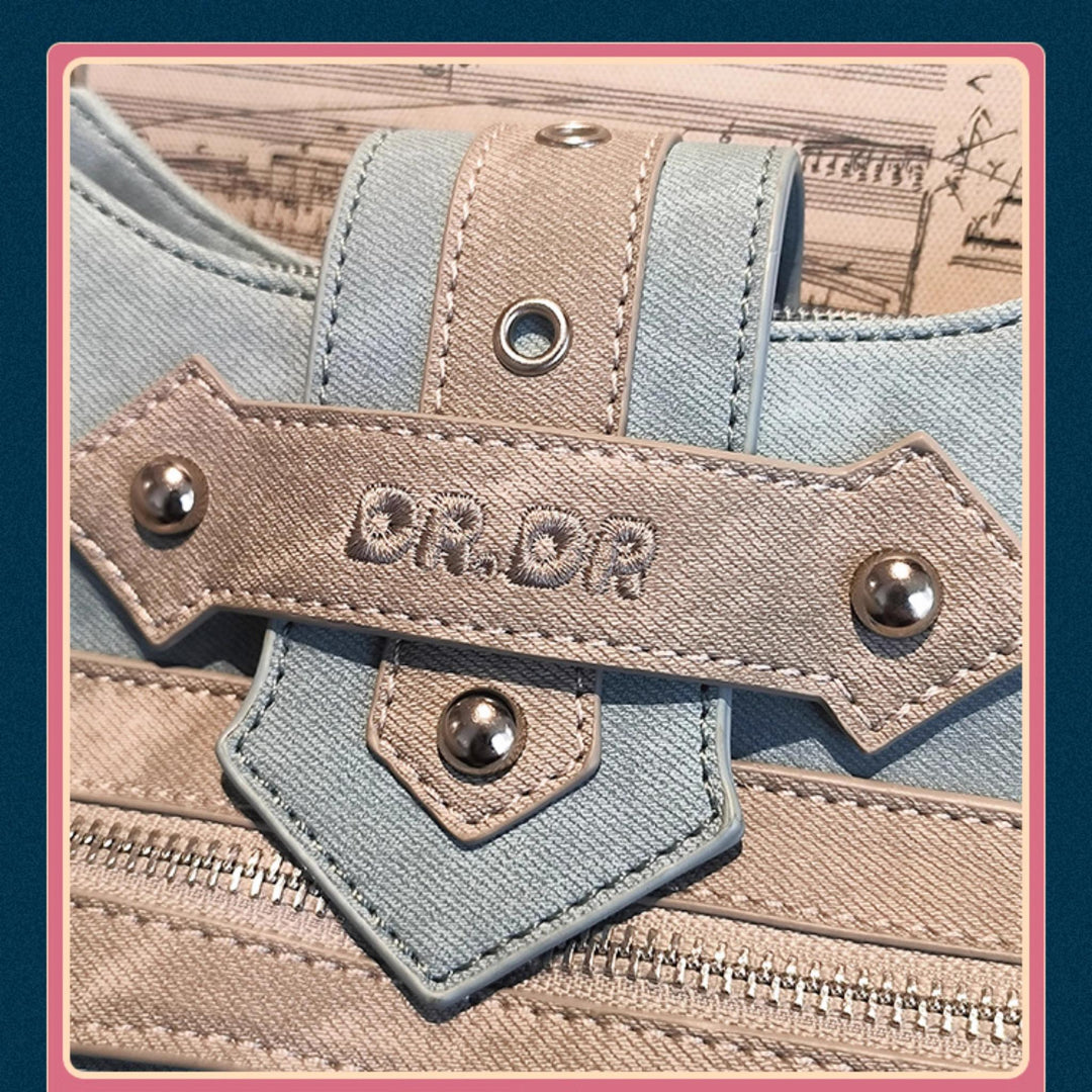 Punk Ita Bag Single Shoulder Bag Cool Office Worker Crossbody 37056:546352