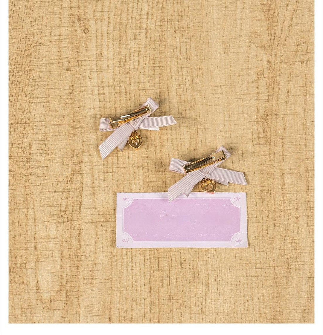 Jirai Kei Hair Clip in Mini & Rose Styles with Pearl Accents 42802:754696