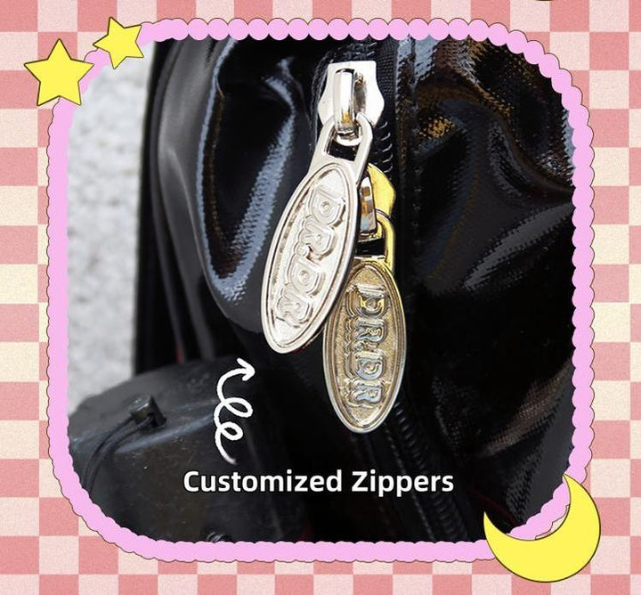 Subculture Ita Bag Plaid Star Large Capacity Ita Backpack 40120:665894