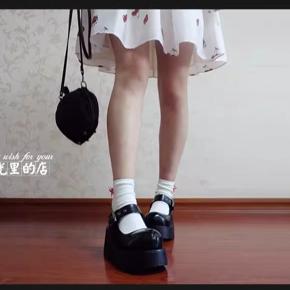 Lolita Shoes Round Toe Platform Shoes 21866:315088