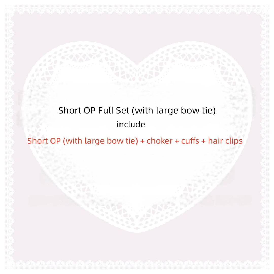 Ryousangata Dress Set, Bunny and Strawberry Dessert Prints (L M S) 44783:836688