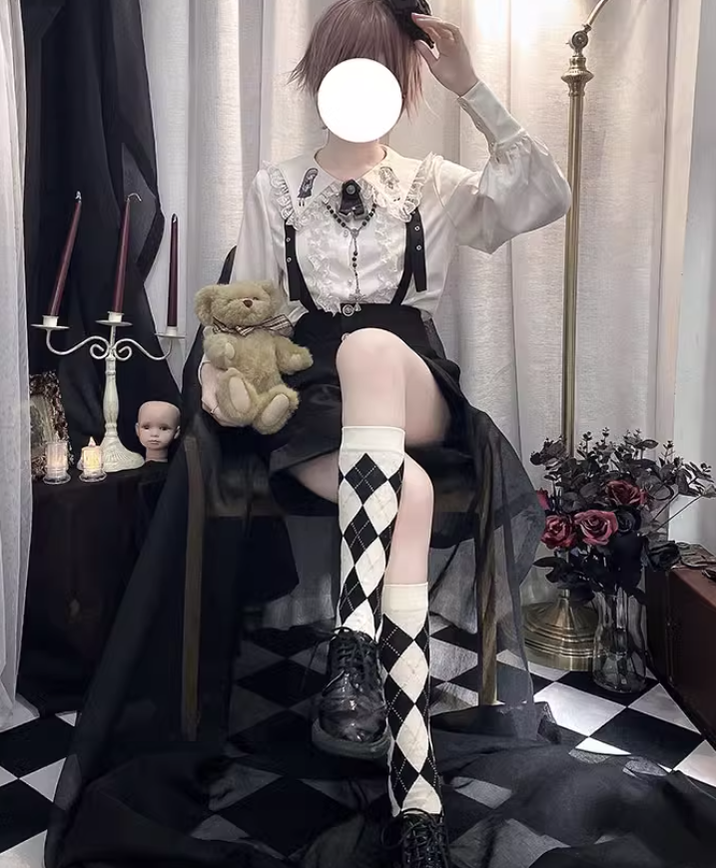 Ouji Lolita Blouse Prince Series Shirt And Suspender Pants 39362:629036