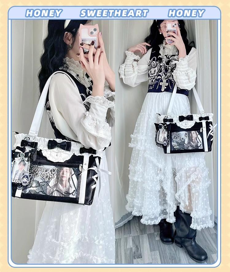 ACG Culture Satin Ita Bag Handle Bag, Removable Ribbon 43101:768421