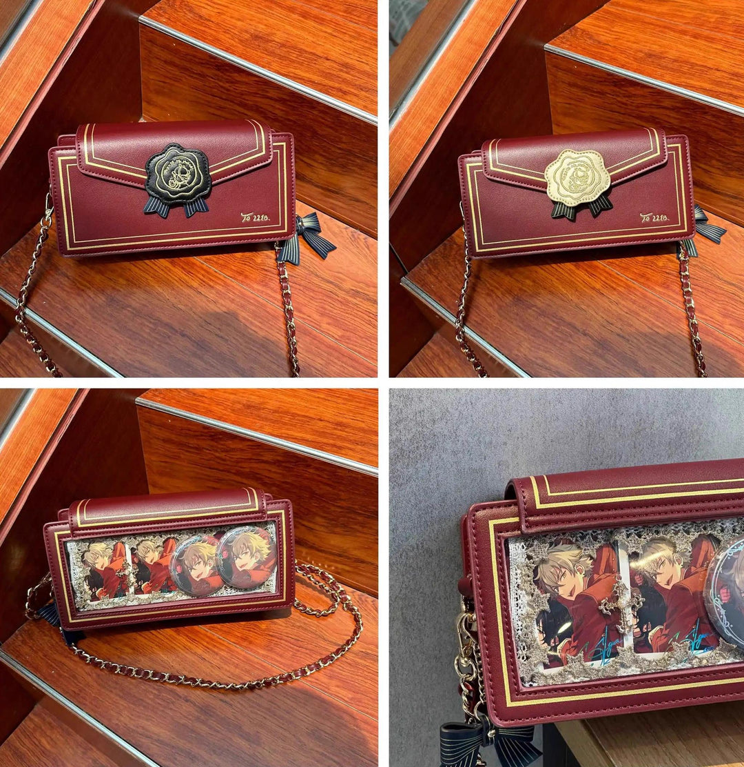 Kawaii Ita Bag Rose Envelope Shaped Crossbody Chain Itabag 38030:582038