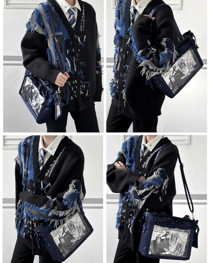 Large Capacity Satin Lolita Ita Bag Handle/Crossbody Strap 43100:767132